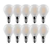 10 X Müller-Licht LED Filamento Goccia 4W = 40W E14 Opaco 470lm Caldo 2700K [EEK: E]