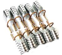 10 x Nail Art Gel acrilico riutilizzabile Suggerimenti francesi Guida alla divulgazione Moduli Consigli redditizio e sostenibileLa moda ingegnosa