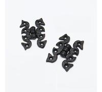 10 x Nero Antico Decorativo Cerniere Acciaio + Viti 38 X 56mm Quelli