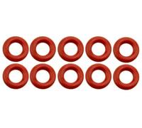 10 X O-Ring 6 X 3 mm guarnizione in silicone rosso interno 6 mm esterno 12 mm universale (serbatoio acqua)