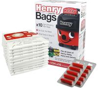 10 X Originale Henry Hetty Hoover Hepaflo Sacchetti Aspirapolvere & 10