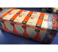 10 X Osram Classic A Clas Fr 25 230V E27 / Esso 25W Lampadina Opaco Dimmerabile