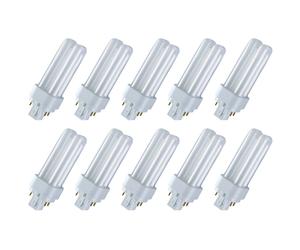 10 x Osram Dulux D/E 26W 865 Lampada Risparmio Energetico G24q-3