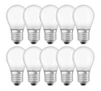 10 X Osram LED Filamento Classic Gocce 4W=40W E27 Opaco 470lm Bianco Neutro [EEK: E]