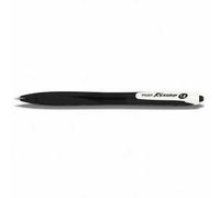 Penna sfera a scatto Rexgrip Begreen 1.6 mm. NERO - PILOT 40305 (10 Pz)