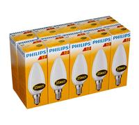 10 x Philips Lampadina Candela 25W E14 Opaca Dimmerabile Luce Calda