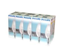 10 x Philips Lampadine a Fattoria Kerzen 60W E14 Trasparente Caldo Dimmerabili