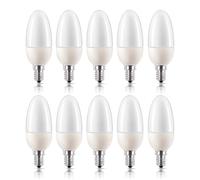 10 x Philips Softone Lampada a risparmio energetico candela 5W=21W E14 190lm [EEK: A]