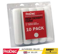 10 X ProDec 15.2cm Alta Densità Schiuma Mini Pittura Rullo Ricariche Gloss /