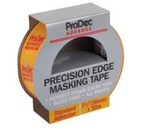 10 X Prodec Precisione Sharp Bordo Nastro Adesivo 50 Metri Elimina Spurgo 3.8cm