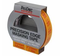 10 X Prodec Precisione Sharp Bordo Nastro Adesivo 50 Metri Elimina Spurgo Hi Vis