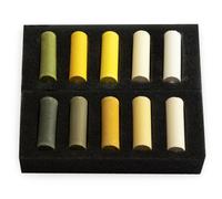 10 X Reale Talens Rembrandt Pastelli - Mezza Misura - Giallo Ocra / Caldo Gialli