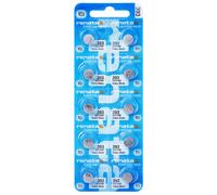10 x Renata 309 / 393 Pila Batteria Orologio Mercury Free Silver Oxide SR754W
