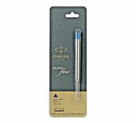 10 x ricarica Parker Quink Flow Fine Ball Point ~ 5 BLU e 5 NERI spedizione g...