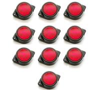 #10 x Rossi LED Posteriore Evidenziatore 12v Freccia Lampada Trailer Camper Bus