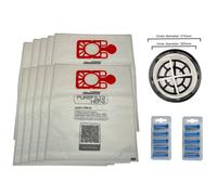 10 X Sacchetti Aspirapolvere & Panno 30.5cm Filtro per Numatic Henry Hetty