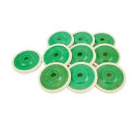 10 X/Set 100mm Lana Lucidante Lucidatura Ruote Feltro Pad 4 Pollici Tampone Luci