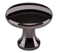 10 x SO-TECH® Pomello per Mobile DENISE Cromo Nero Ø 29 mm - il Design incontra la Funzionalità - Pomello Maniglia per