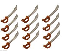 10 X Spada Pirata Gonfiabile Cutlass Costume Festa Hawaii Luau Festa Stag