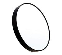 10 x specchio ingranditore, 13 cm specchio cosmetico specchio specchio rotondo con ventose per trucco, rasatura, pinzette, rimozione punti neri e imperfezioni (nero)