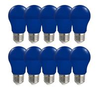 10 X SPECTRUM LED Lampadine A50 4,9W E27 Decorazione Catena Di Luci Lampada Blu [EEK: x]