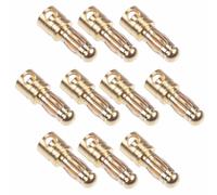 10 x Spina Test Banana Maschio 3.5mm Oro 25A Switch Electronics GC3510
