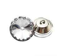 10 X Strass Vetro Fodera Bottoni Cucito Divano Letto Testiera Fai da Te Decoro