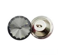 10 X Strass Vetro Fodera Bottoni Cucito Divano Letto Testiera Fai da Te Decoro