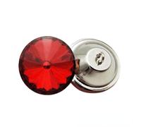 10 X Strass Vetro Fodera Bottoni Cucito Divano Letto Testiera Fai da Te Decoro