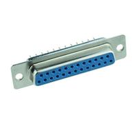 10 x Switch Electronics Connettore D-Sub Femmina per PCB 25 Vie Saldare