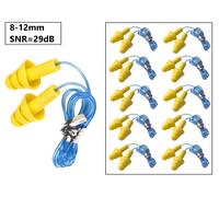 10 x tappi per le orecchie tappi per le orecchie con tappo Shnur protezione...