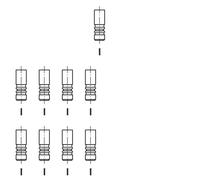 10 x Valvola di aspirazione FRECCIA per CITRON, DS, FIAT, FORD, JAGUAR