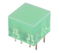 10 X Verde 10X10Mm LED Light Bar L-875/4GDT