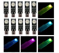 10 X W5W T10 501 LED Stroboscopico Flash Laterali Interno Canbus Lampadine