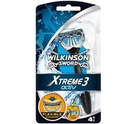 11 Conf. (66 Lamette) Wilkinson Xtreme 3 Black 4+2 Rasoio Uomo Flexible Comfort