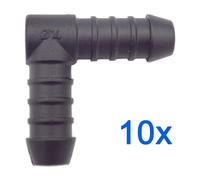 10 X YOU.S Connessione RGV Ø 14 Mm Angolo 90° Forma L