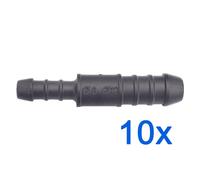10 X YOU.S Connettore Tubo RGV Ø 12Mm 8Mm - Forma Dritta - Riduttore