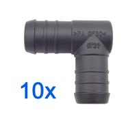 10 X YOU.S Connettori Angolari RGV Ø 20 Mm 90° L-Forma
