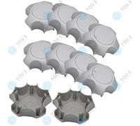 10 X YOU.S Original Tappi Di Ruota Coprimozzo 115,0 - 82,0 Mm - Argento