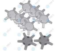10 X YOU.S Original Tappi Di Ruota Coprimozzo 130,0 -59,0 Mm - Argento