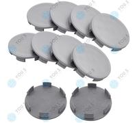 10 X YOU.S Original Tappi Di Ruota Coprimozzo 60,0 - 57,5 Mm - Argento