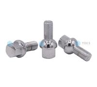 10 X You.S Originale Viti per Ruote Esagonale Sfera M12 X 1,5 R12 Filetto 21mm