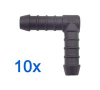 10 X YOU.S Raccordo Tubo Giunto RGV Ø 10 Mm Angolo 90° - Forma L