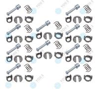 10 X You.S Set Riparazione Cilindro Serratura Frontale Dx per BMW 3er Cabriolet