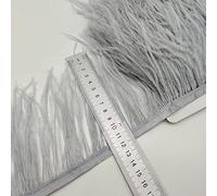 10 Yard Piuma di Struzzo Trim Frangia Nastro di Piume 10-15 CM/4-6 Pollici Larghezza Cucito Artigianato Costumi Decorazione Fai Da Te