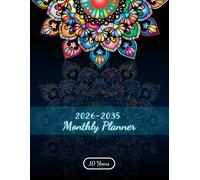 10 Year Monthly Planner 2026-2035: 120 Months | Ten Years from January 2026 to December 2035 | 8,5x11 inches | 287 pages.