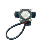 10 YF-S201 G1/2" Sea Dijiang Hall Effect Sensore di flusso 1-30L/min Filettatura 3,5-24V DC Errore di ripetizione 1% Misuratore di portata elettronico in nylon PA66