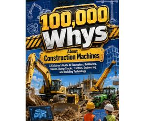 100,000 Whys About Construction Machines: A Children’s Guide to Excavators, Bulldozers, Cranes, Dump Trucks, Tractors, Engineering, and Building Technology