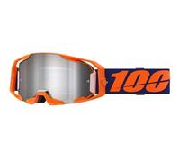 100% 100% - Occhiali Armatic Orange Neon / Silver Mirror Flash Lens