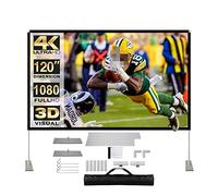 100 120 Inch Portable completa HD 2K 4K Supporto for proiezione 100inch dello schermo 120inch Video di Partito Indoor cortina esterna Teatro en casa escolar(100 inch)